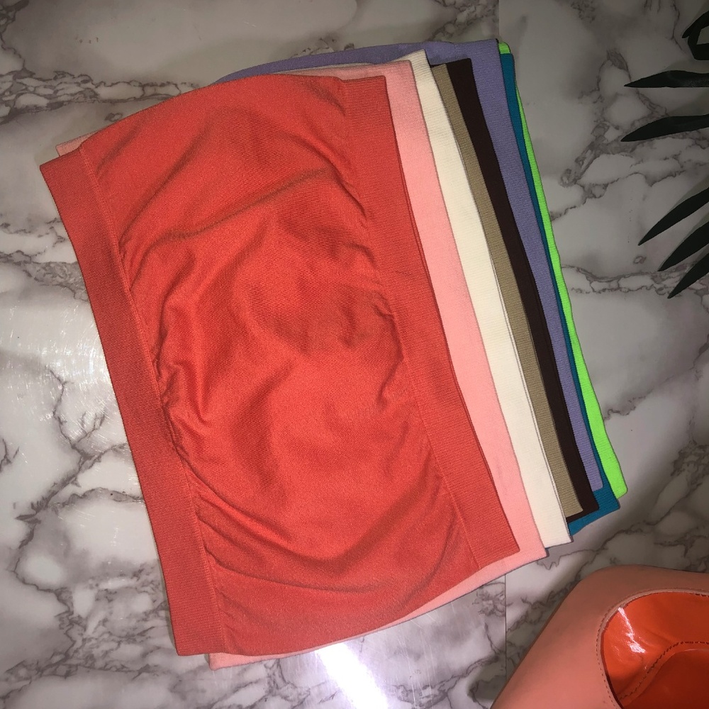 8 UNWORN TUBE/CROP TOPS (BUNDLED) LIMITED ITEM - Picture 5 of 6